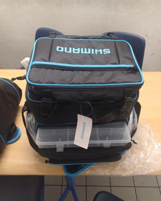 Borsa serfcasting +cassetti+termica+portacanne