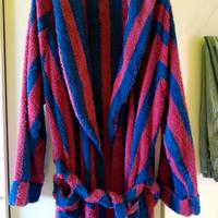 Accappatoio spugna unisex collo sciallato 