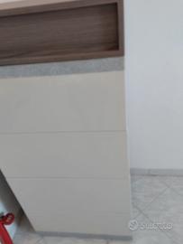 2 comodini con luce e madia (artigianali)