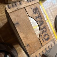 Cassetta bottiglie staro in legno