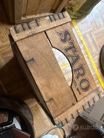 Cassetta bottiglie staro in legno