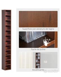 2 colonne porta cd Ikea montati h200 x 20 x 17