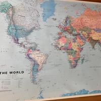 Cartina mappamodo da muro