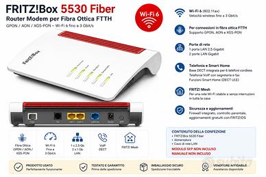 FRITZ BOX 5530 FIBER SENZA GPON