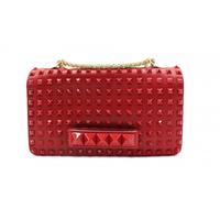 Valentino Clutch Rossa con Borchie