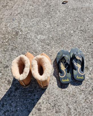 Stivaletti UGG e sandali infradito