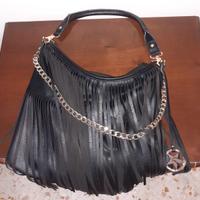 Borsa Primadonna in ecopelle nera NUOVA