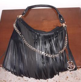 Borsa Primadonna in ecopelle nera NUOVA