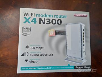 Modem Router SITECOM x4 N300