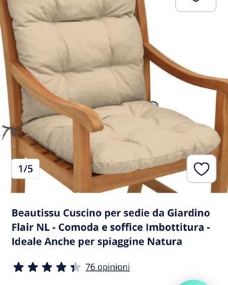 Cuscini per sedie da esterni