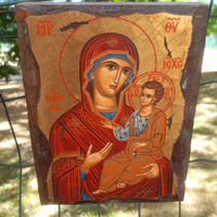 Icona religiosa su legno