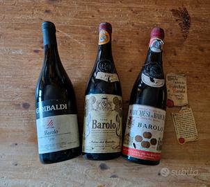 Lotto bottiglie vintage