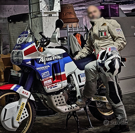 GIACCA IN PELLE MOTO DAKAR STYLE HOLYFREEDOM