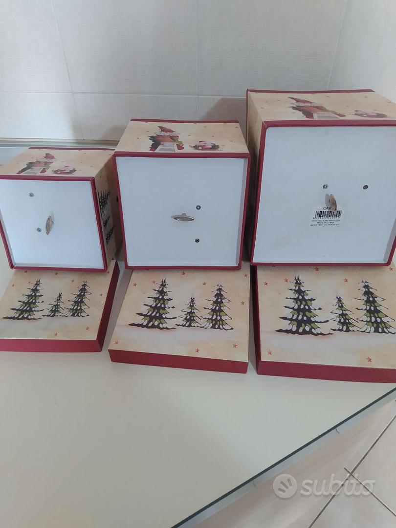 Scatole natalizie con carillon - Arredamento e Casalinghi In vendita a Udine