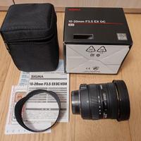Sigma 10-20 mm F3.5 EX DC obiettivo per Nikon
