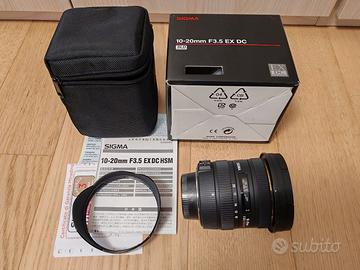 Sigma 10-20 mm F3.5 EX DC obiettivo per Nikon