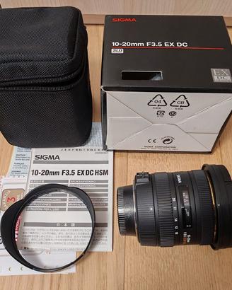 Sigma 10-20 mm F3.5 EX DC obiettivo per Nikon