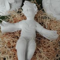 Presepe in Cemento Bianco