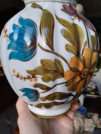 Vaso floreale in porcellana, di Moretti Este