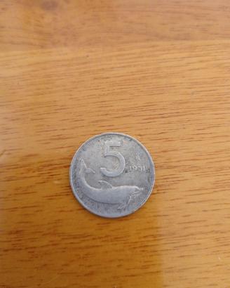 5 lire del 1951