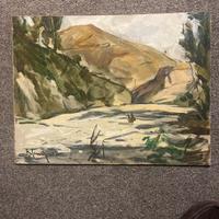 Olio su masonite di Gianni Cavani