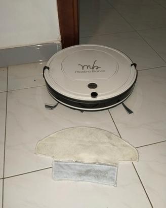 robot aspirapolvere mastro bianco