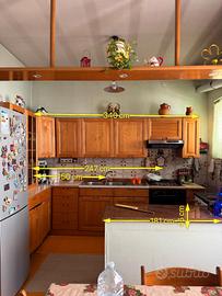 Cucina completa in legno massello 