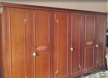 Camera da Letto Completa Classica Pregiata in Noce