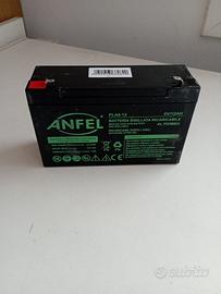 Batteria ricaricabile al piombo 6V/12ah