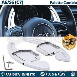 PALETTE Cambio per Audi A6 S6 RS6 C7 Paddle Silver