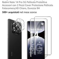 Vetro e cover Xiaomi Redmi Note 14 Pro 5g