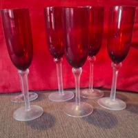 6 calici vetro di coin casa milano.nuovi.