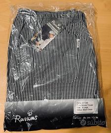 Pantaloni da cucina 2 paia