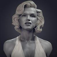 Marilyn Monroe 3D Bust