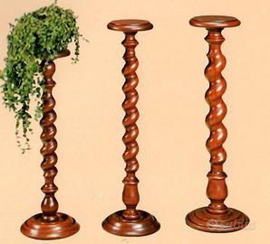 COLONNA IN LEGNO PORTAFIORI - NUOVA