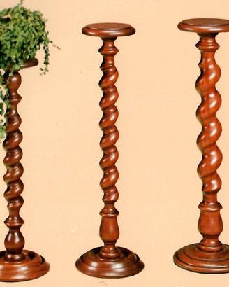COLONNA IN LEGNO PORTAFIORI - NUOVA