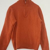 Maglione Lana 80% – Colore Ruggine – Tag