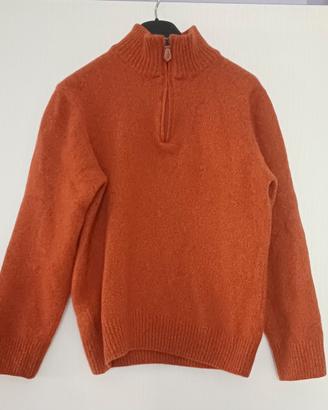 Maglione Lana 80% – Colore Ruggine – Tag