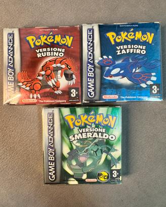 Trilogia hoenn: smeraldo rubino zaffiro