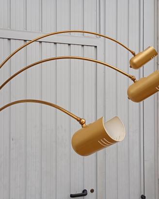Lampada o piantana da terra anni 70 a tre bracci