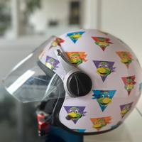 Casco Moto Jet Bambino BHR - tartarughe Ninja -YS