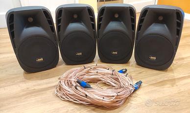 4 Diffusori Passivi IMG Stageline PAB-8DMP + Cavi