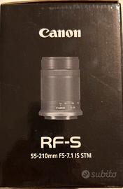 Obiettivo per Canon RF-S 55-210mm f/5-7,1 IS STM