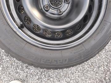 Cerchi in ferro 15" + gomme Audi/VW/Skoda