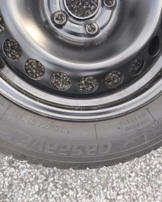 Cerchi in ferro 15" + gomme Audi/VW/Skoda