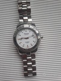 COLLANA ORO 18K 750 CON AMBRA-OROLOGIO AUTOMATIC