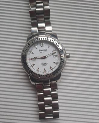 COLLANA ORO 18K 750 CON AMBRA-OROLOGIO AUTOMATIC