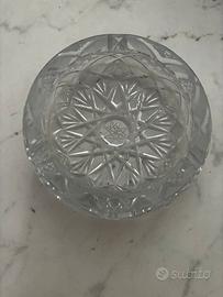 Posacenere Cristallo di Bohemia Vintage