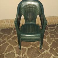Sedie da giardino in plastica