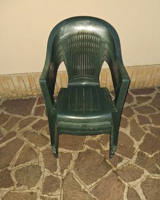 Sedie da giardino in plastica